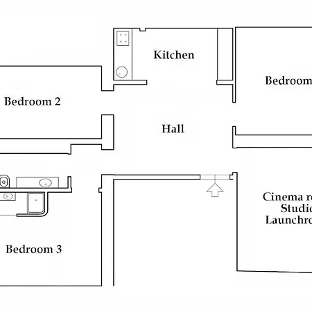 شقة Santa Caterina Palace In Florence-3 Bedroom *